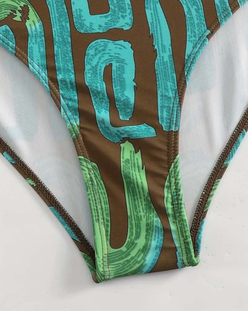 Badpak Sexy Eenstuk Suspender