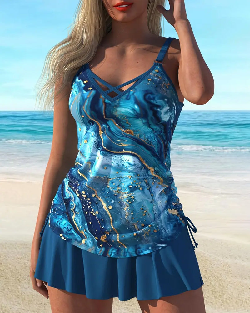 Tankini Strandresort Print