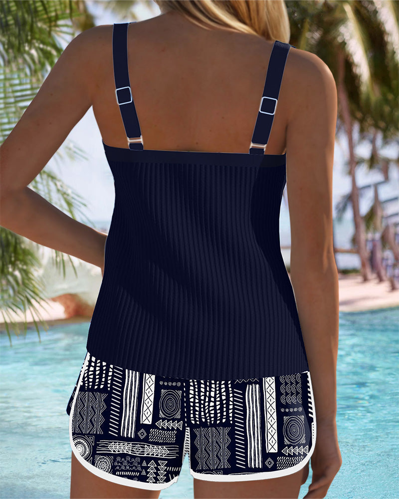 Zwempak Grafische Print Tweedelig