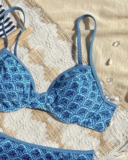 Bikini Sexy Bandjes Driehoek Print