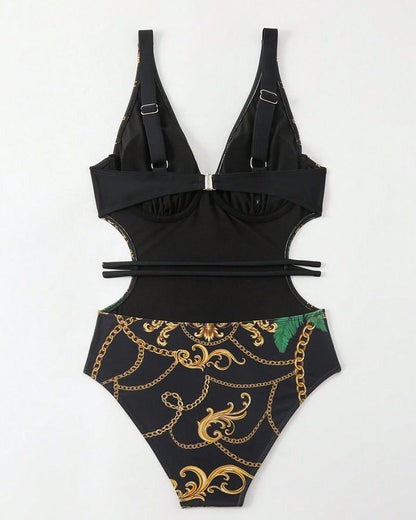 Badpak Retroprint Één Stuk