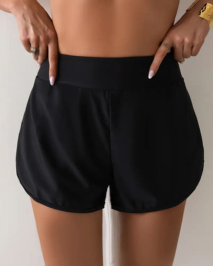 Badkleding Onderkant Strand Boxershort Effen Kleur
