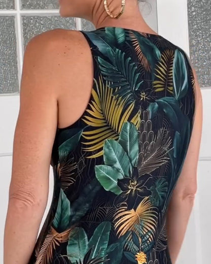 Badpak uit één stuk met ritssluiting