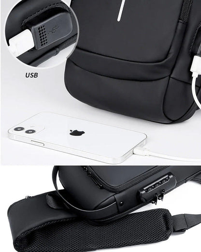 Wachtwoord anti-diefstal borsttas