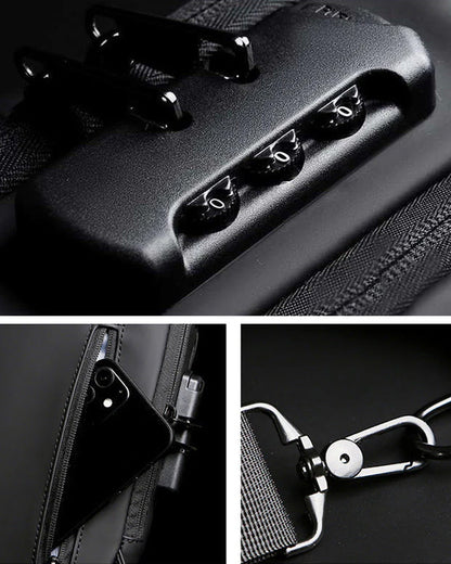 Wachtwoord anti-diefstal borsttas