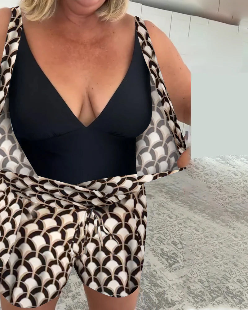 Twee-delig Zermeloos Geometrisch Badpak