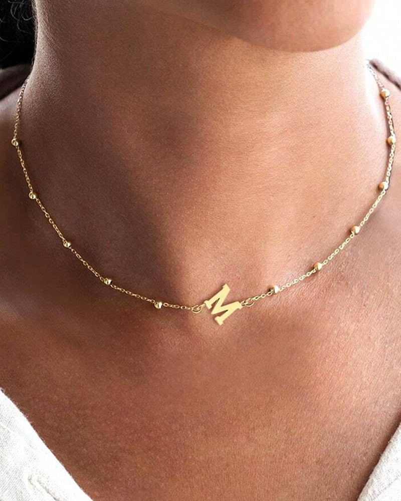 Prachtige en elegante ketting met 26 letters
