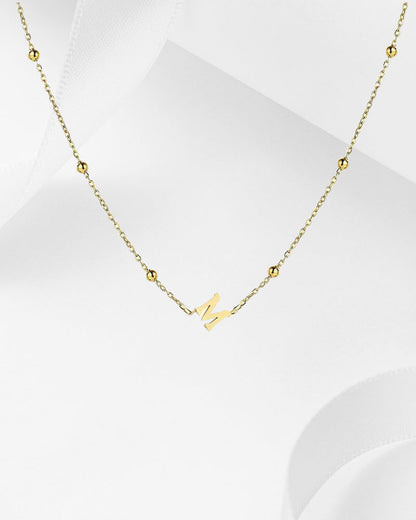 Prachtige en elegante ketting met 26 letters
