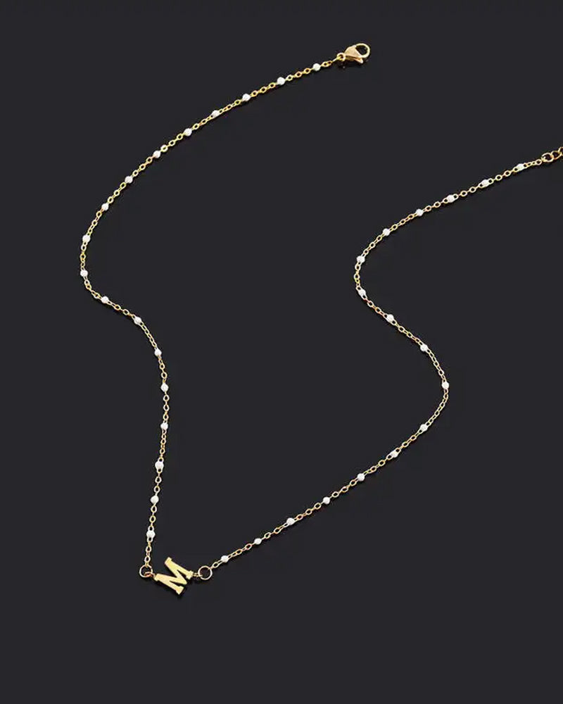 Prachtige en elegante ketting met 26 letters
