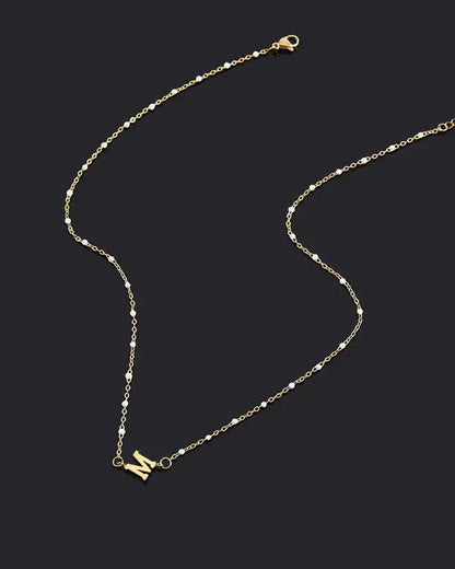 Prachtige en elegante ketting met 26 letters