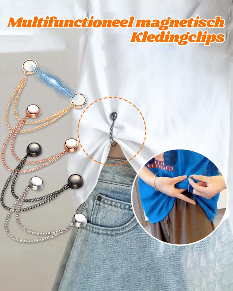 Multifunctionele magnetische kledingclips
