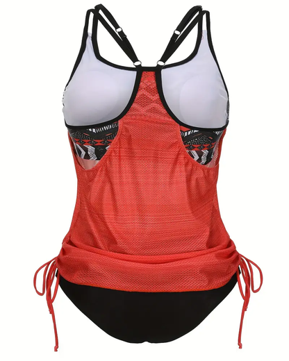 Tweedelig Badpak Met Open Slingback