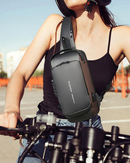 Wachtwoord anti-diefstal borsttas