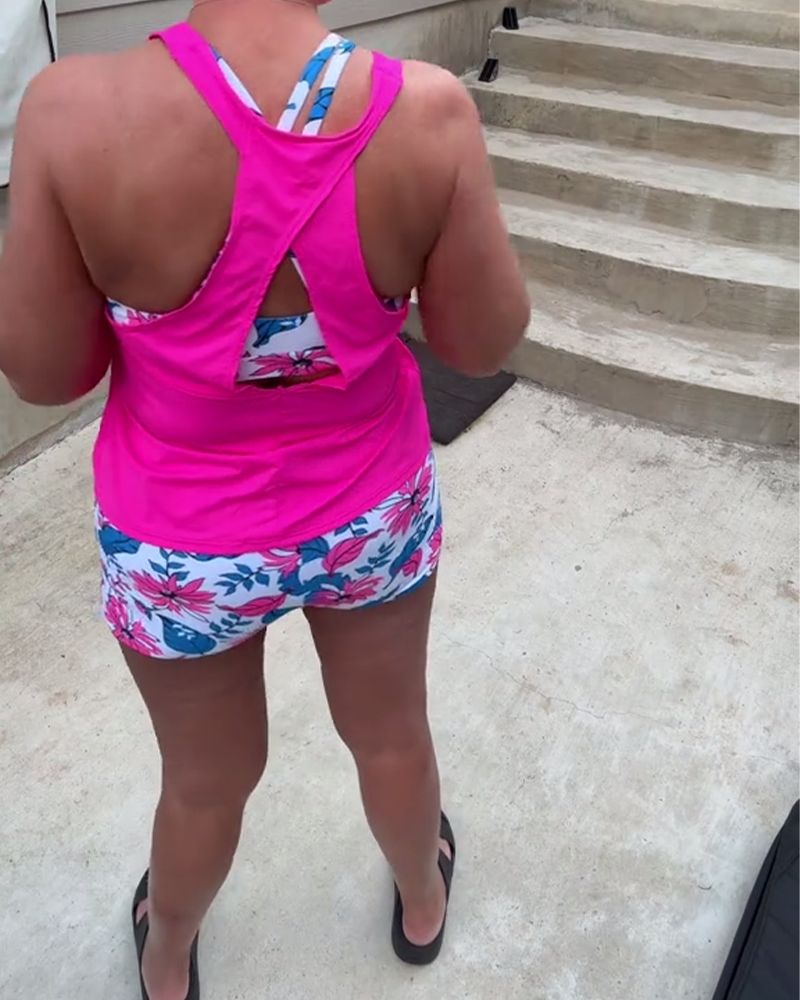 Badmode Print Tweedelig