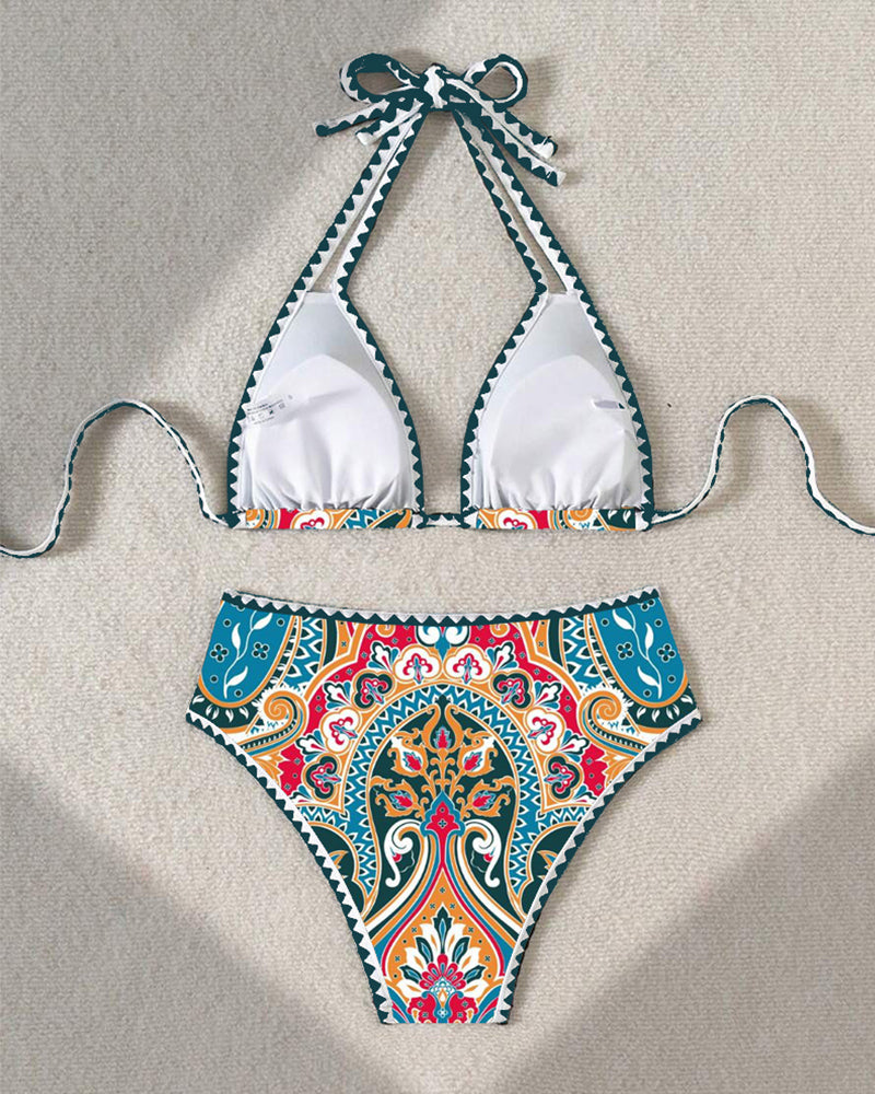 Sexy Bikini BH-stijl Print Driehoek