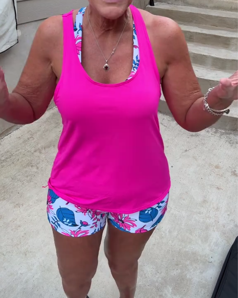 Badmode Print Tweedelig