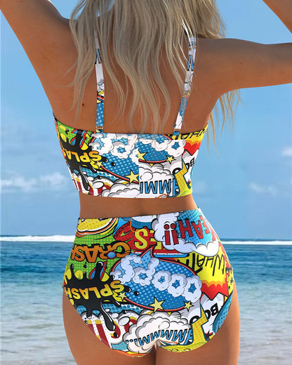 Bikini Vrijetijd Vakantie met Spaghettibandjes