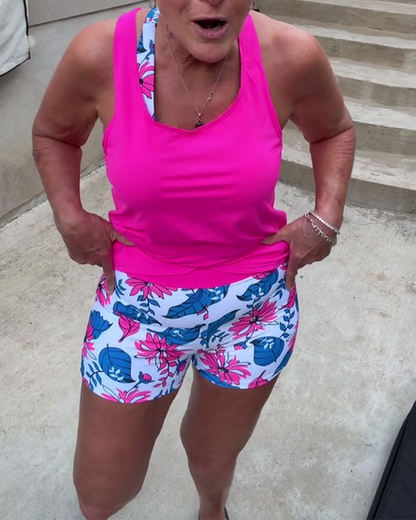 Badmode Print Tweedelig