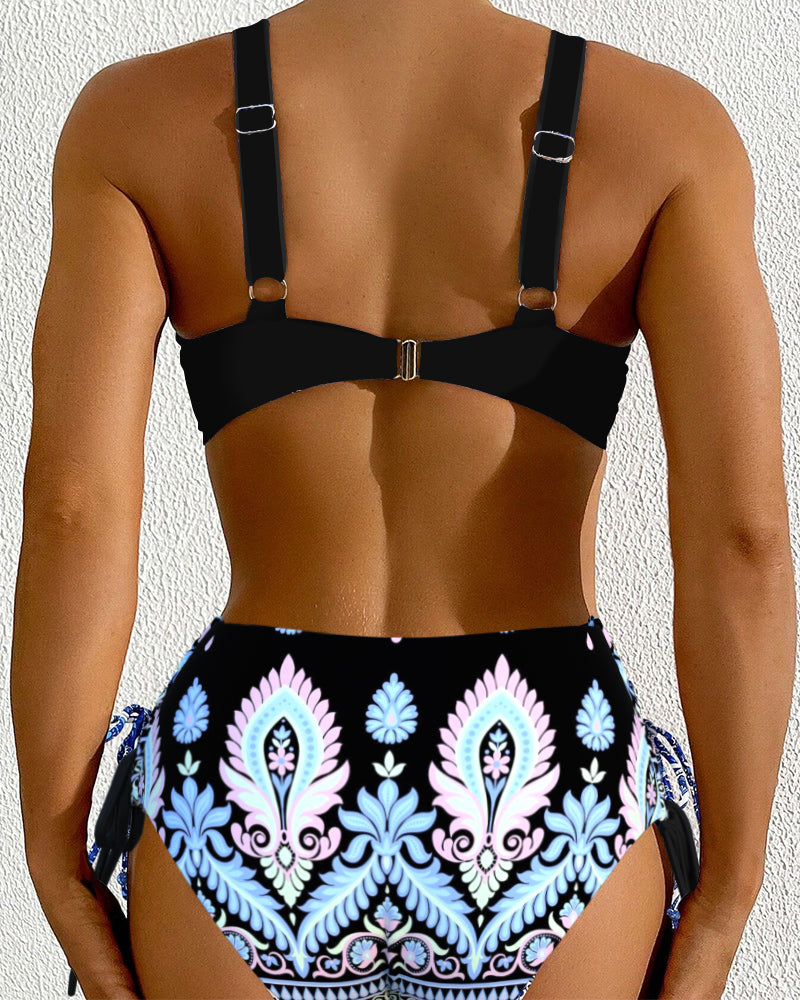 Badpak Sexy Bh Twee-Delig Hoge Taille