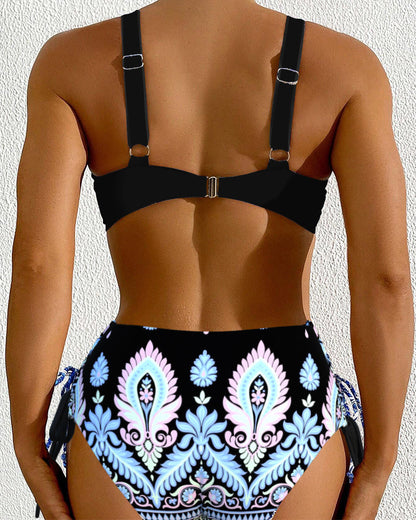 Badpak Sexy Bh Twee-Delig Hoge Taille