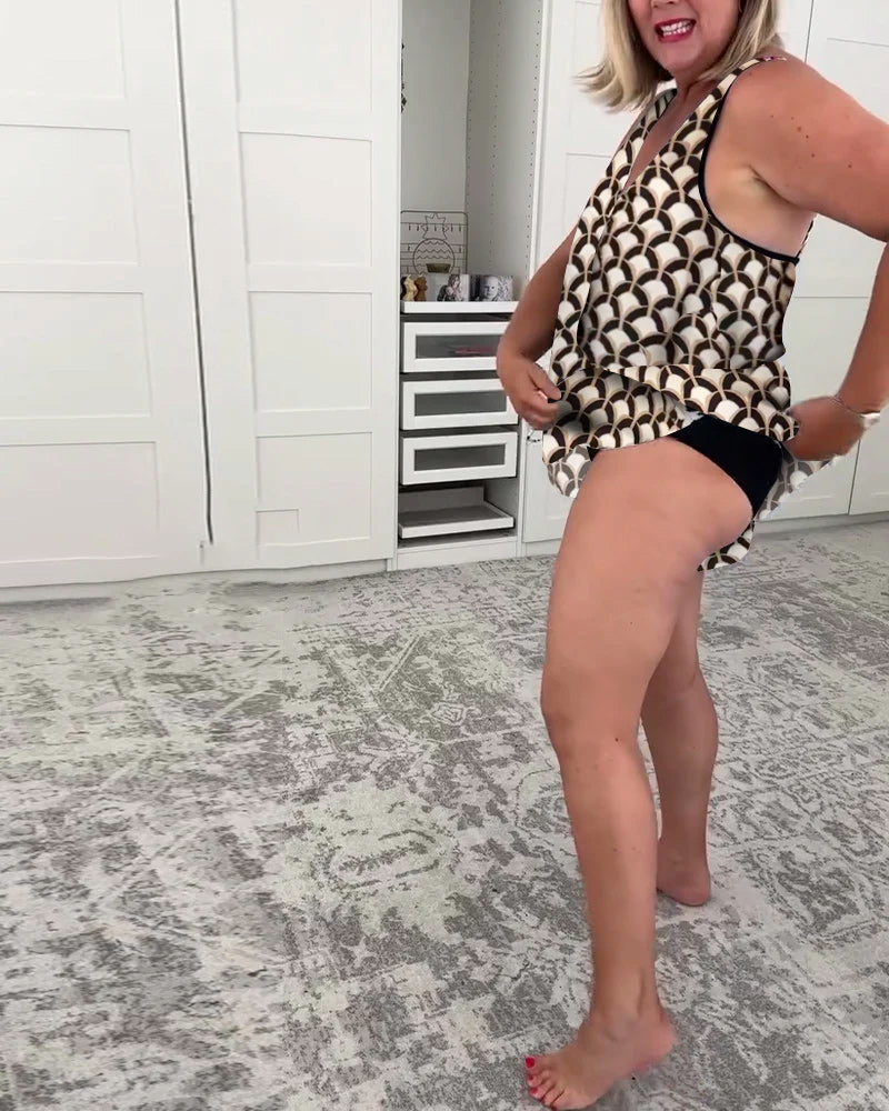 Twee-delig Zermeloos Geometrisch Badpak