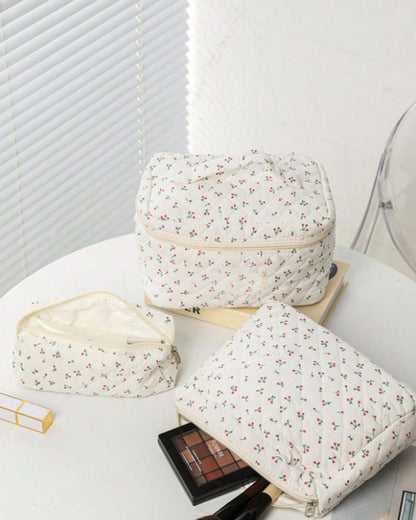 Tredelt cosmetische veskesett