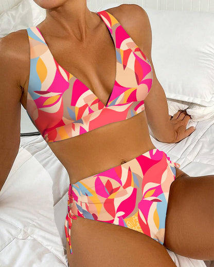 Sexy Bikini Met Print