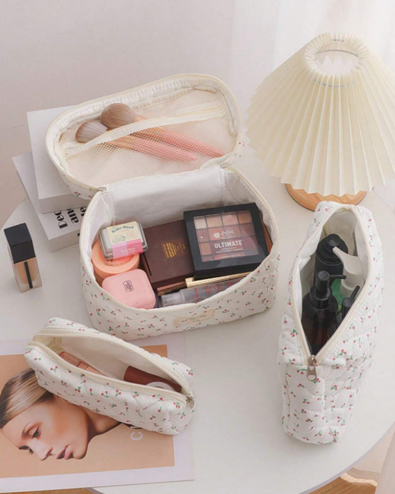 Tredelt cosmetische veskesett