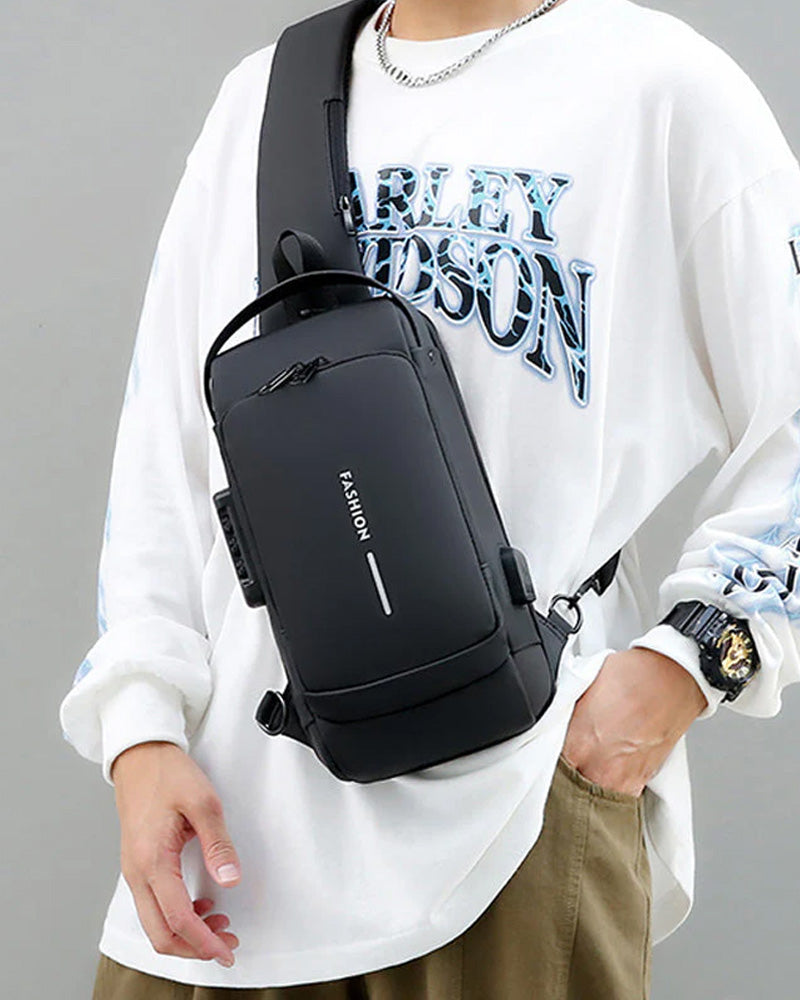 Wachtwoord anti-diefstal borsttas