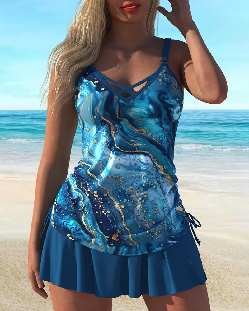 Tankini Strandresort Print