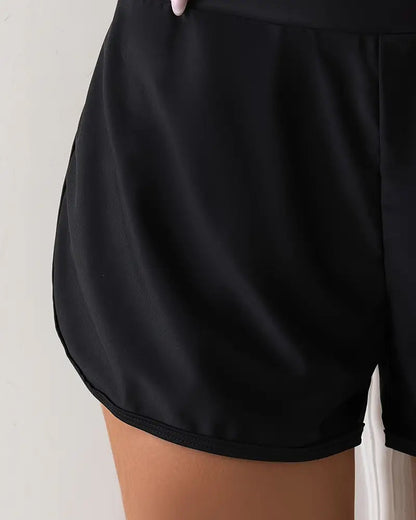 Badkleding Onderkant Strand Boxershort Effen Kleur