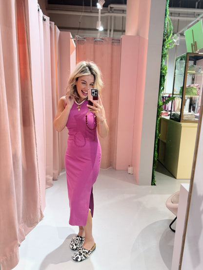 Emmy Dress - Magenta