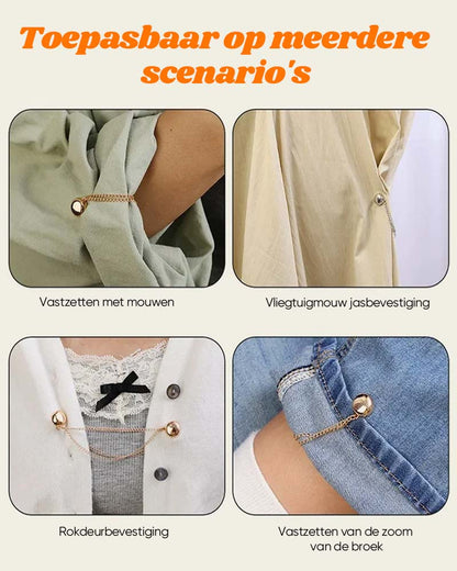 Multifunctionele magnetische kledingclips