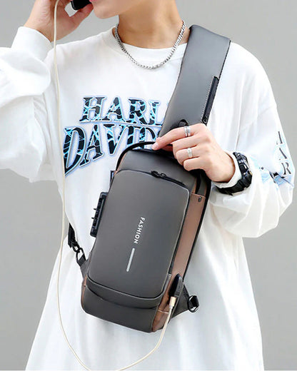 Wachtwoord anti-diefstal borsttas