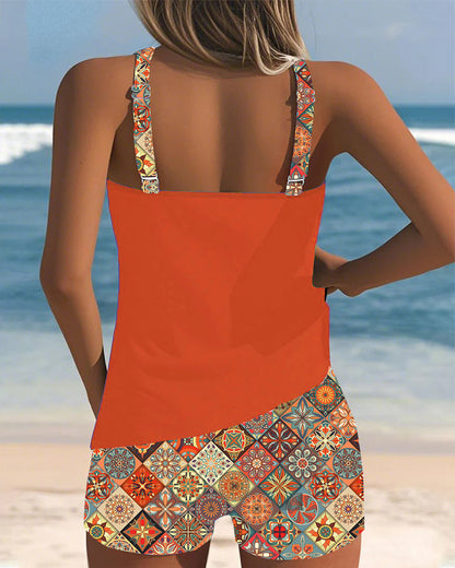 Tankini Mouwloos Strandbroek Tweedelig