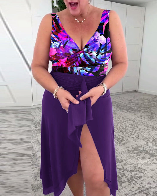 Badpak Kleurrijk Bloemenprint