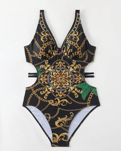 Badpak Retroprint Één Stuk