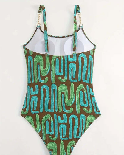 Badpak Sexy Eenstuk Suspender