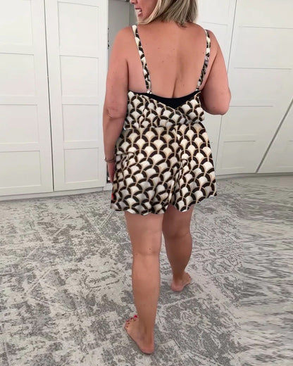 Twee-delig Zermeloos Geometrisch Badpak