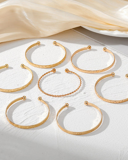 Zespuntige sterarmband set van 7 stuks