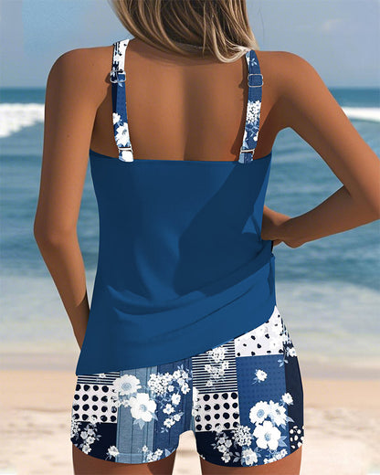 Zwempak Geprint Tweedelig Boxer