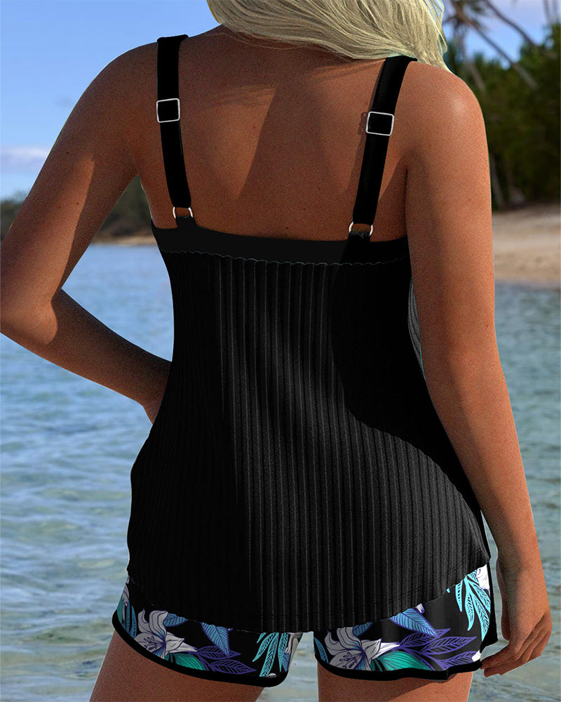 Badpak Bandloos Geprint Strandshorts