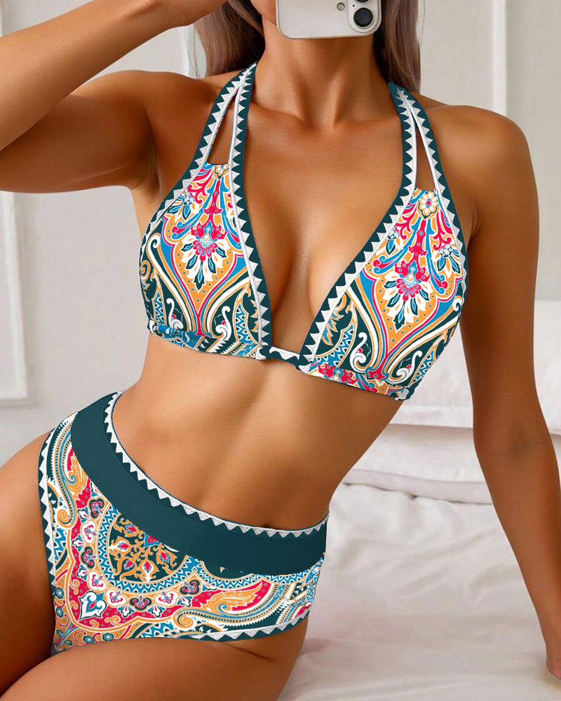 Sexy Bikini BH-stijl Print Driehoek
