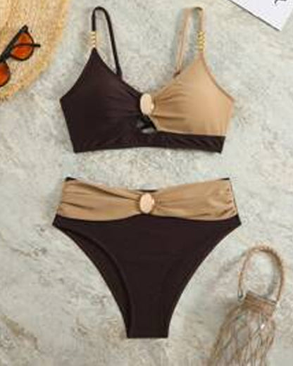 Zwempak Hoge Taille Sexy BH Driehoek