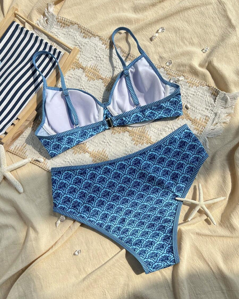 Bikini Sexy Bandjes Driehoek Print