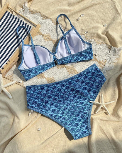 Bikini Sexy Bandjes Driehoek Print