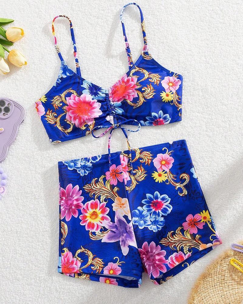 Bikini Twee-Delig Met Bloemenprint