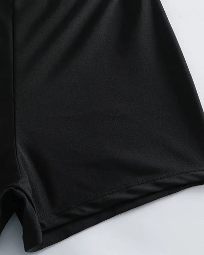 Zwemkleding Geprint Casual Open Rug Twee Delen