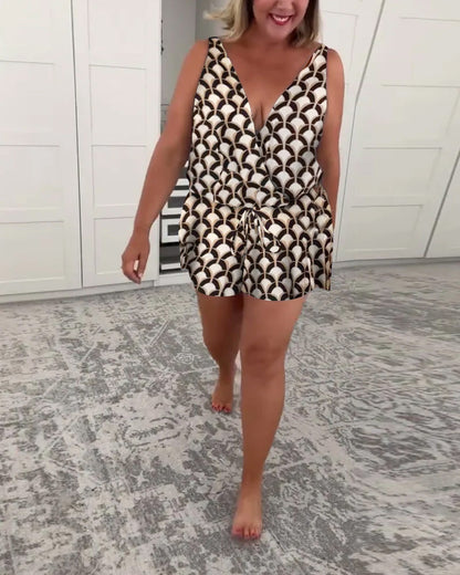 Twee-delig Zermeloos Geometrisch Badpak