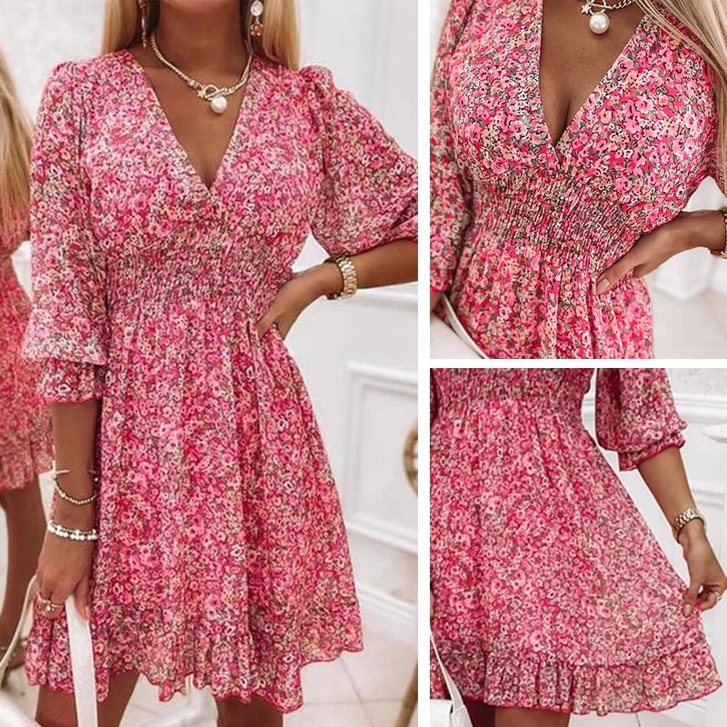 Lily™ - Jurk met bloemenprint